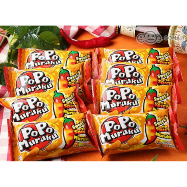 🔥馬來西亞🔥火紅零嘴POPO寶寶牌香化美味甜辣味魚肉豆餅 20g/小包