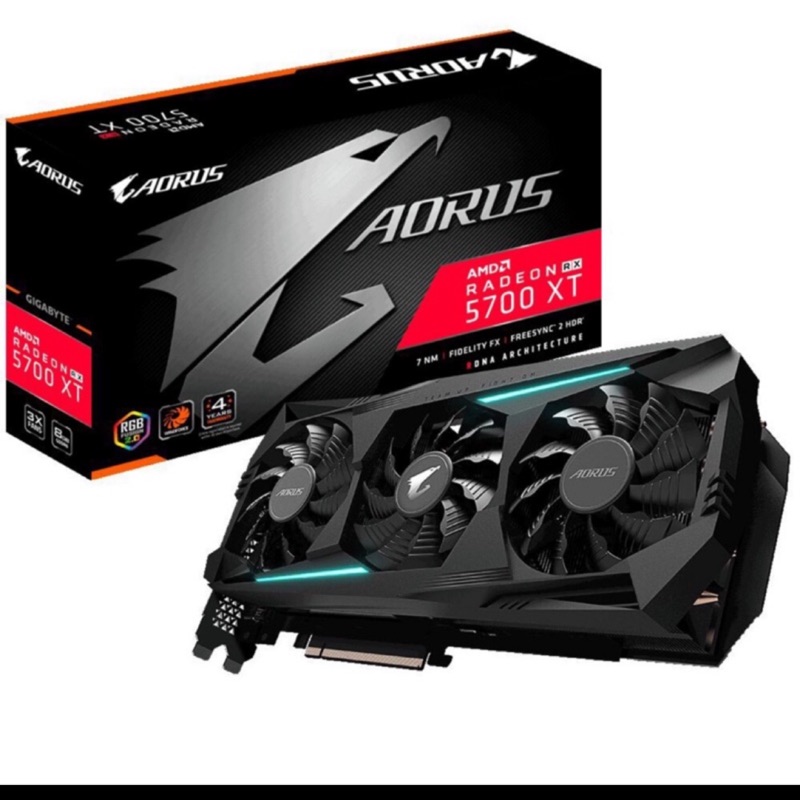 GIGABYTE 技嘉 AORUS Radeon™ RX 5700 XT 8G 顯示卡 全新品（客訂，請勿下單）