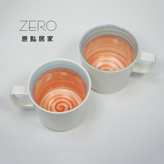 ZERO原點居家 彩虹系列-咖啡杯 200mL 日韓風格 彩虹咖啡杯 彩虹馬克杯 手繪陶瓷馬克杯 手繪咖啡杯