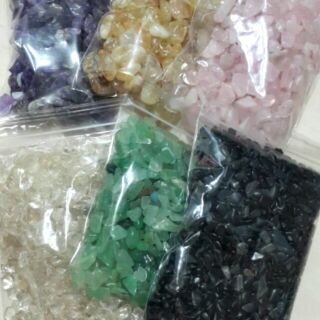 『金喜晶』天然五色 五行水晶粒 水晶滾石 600公克 招財 避邪擋煞 擺件 客廳擺設