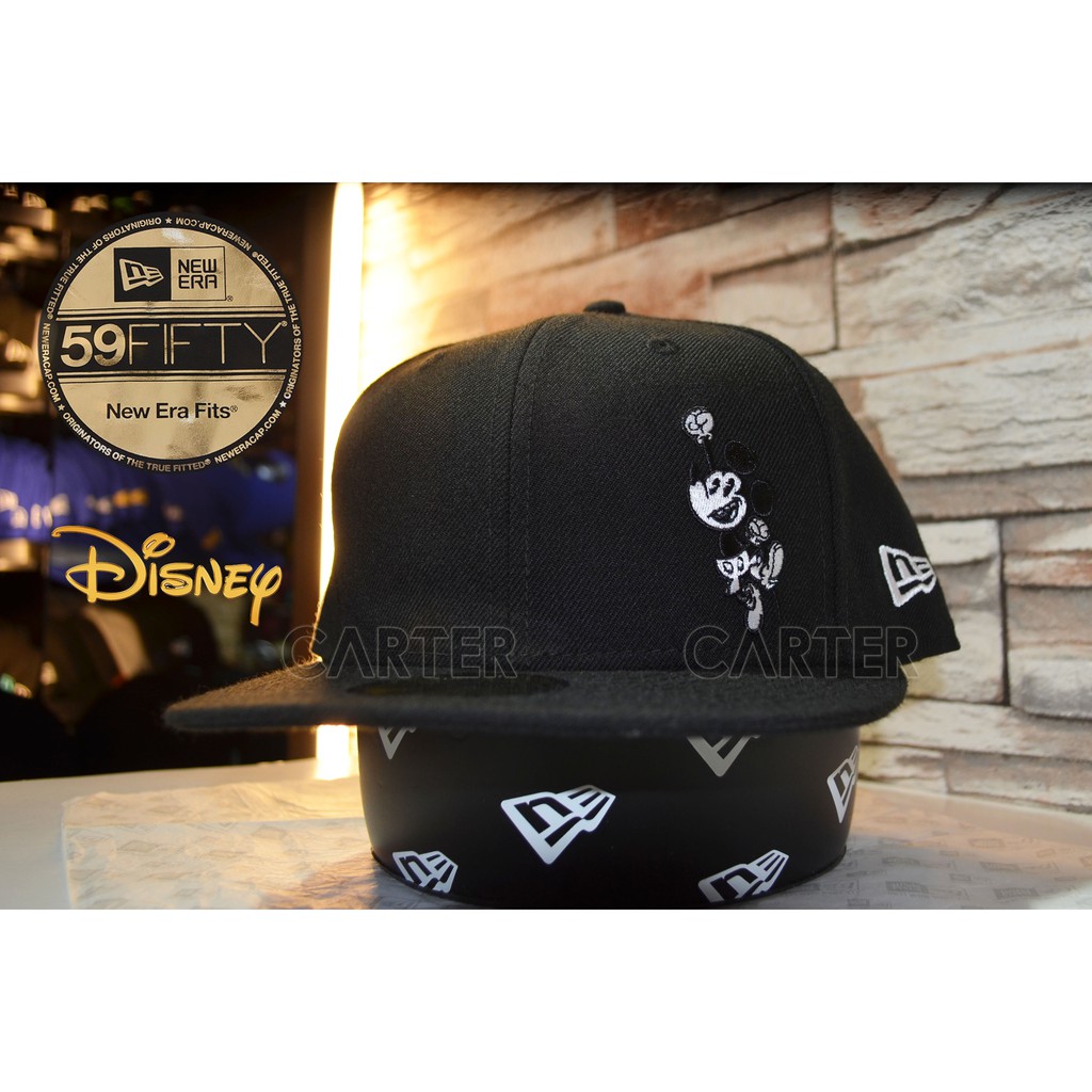 New Era x Disney Mickey Mouse Black 59Fifty 迪士尼米老鼠歡呼黑色全封帽