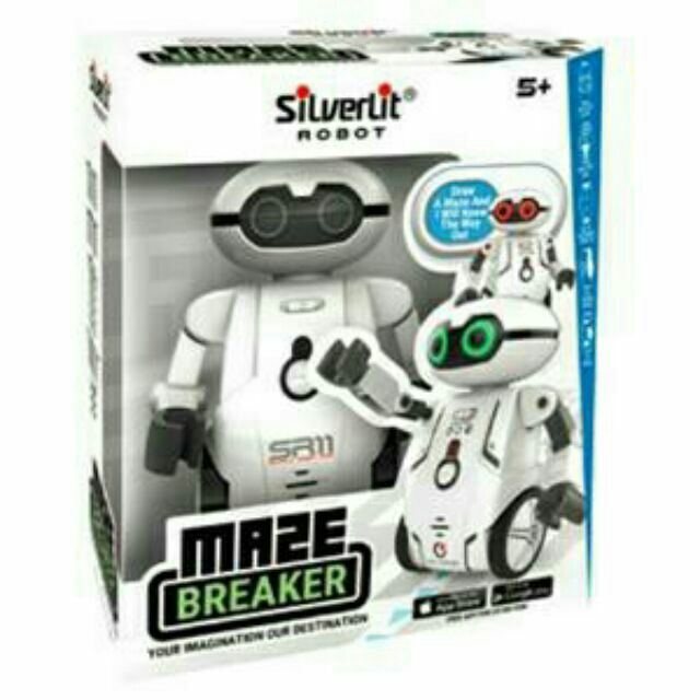 SILVERLIT ROBOT 方程式迷宮機器人 原價699元 (白色)