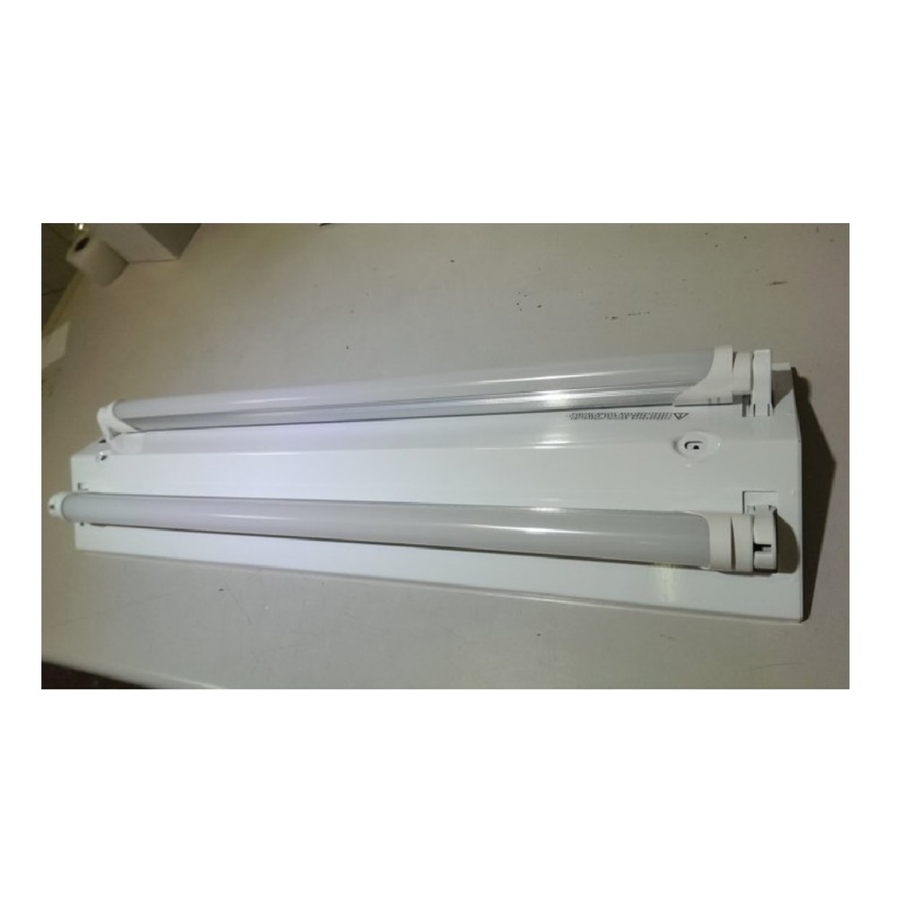 [陞麟照明]山型燈具 LED-T8-2呎雙管 吸頂燈 (保固一年)拍賣價是含燈管價格