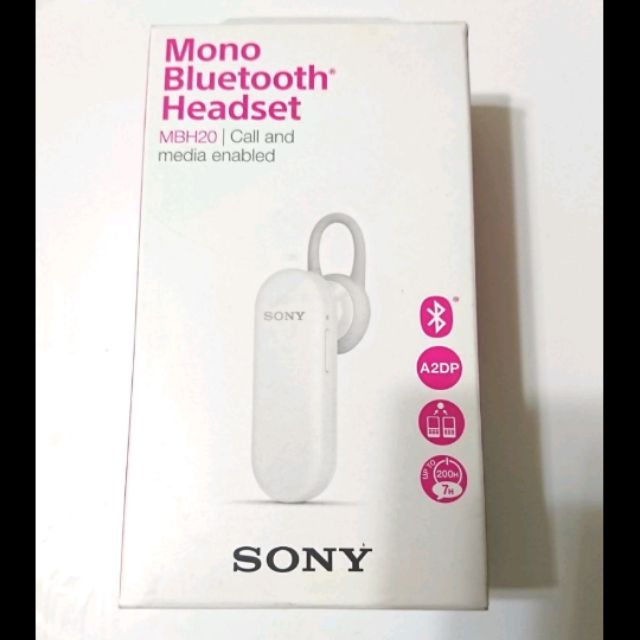 Sony MBH20 單聲道 藍芽耳機 耳掛式 神腦公司貨