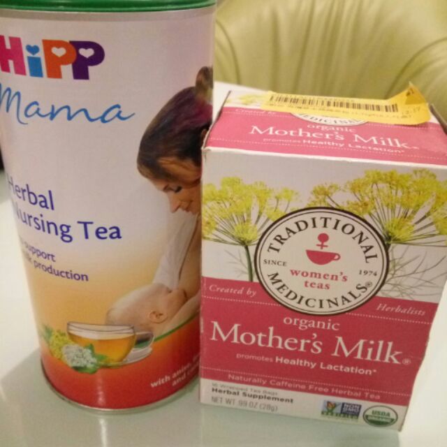 Hipp喜寶天然媽媽泌乳茶 和 美國mother's milk tea