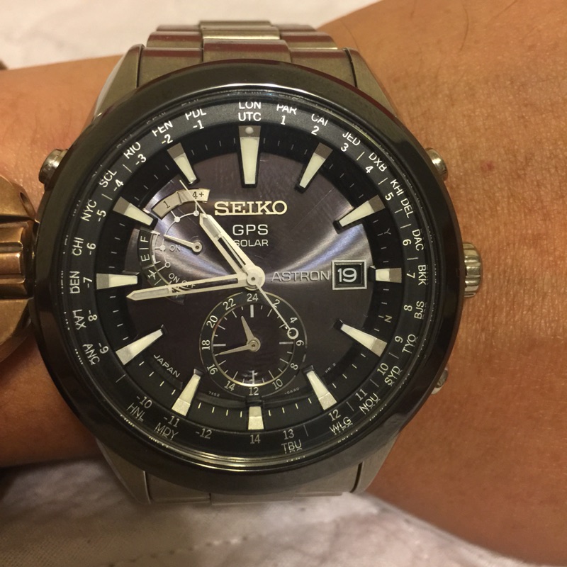 雙11.    11%off, Seiko GPS Astron Y拍 露天都還在原價$85000打8折$68000在賣