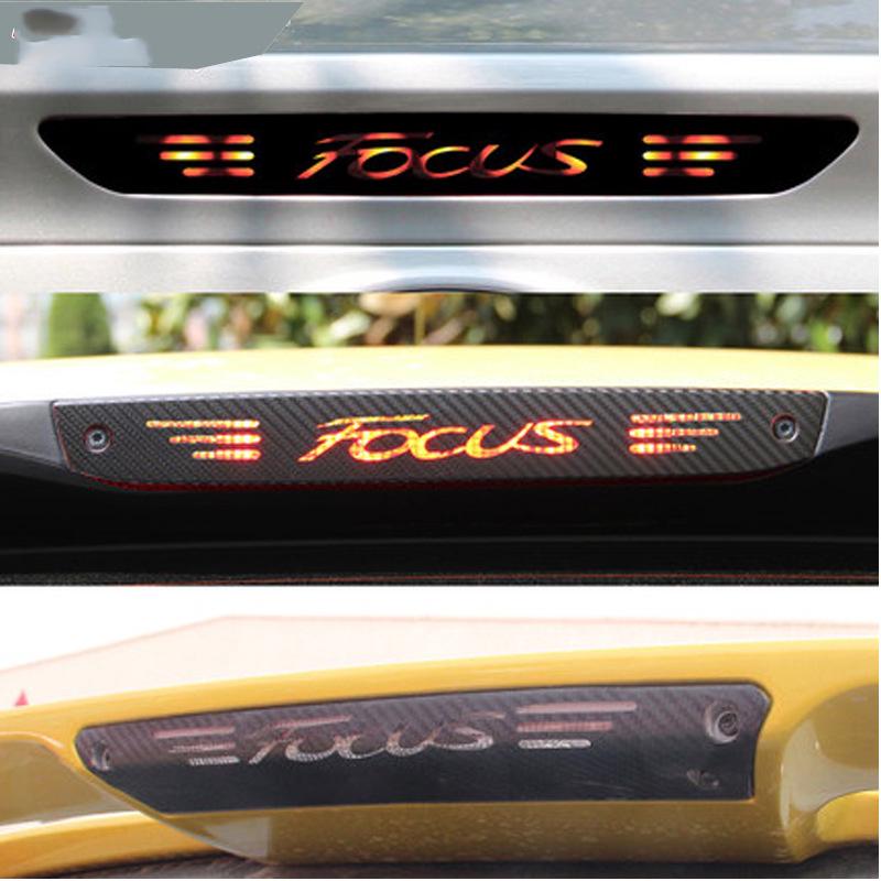 福克斯 汽車貼紙 車燈貼 後剎車燈貼紙 改裝專用裝飾碳纖貼 ford focus 改裝貼紙