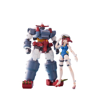 【AOSHIMA】組裝模型  日版 ACKS GR-03 合體機器人 武藏＆神宮寺凪沙【９９模玩】