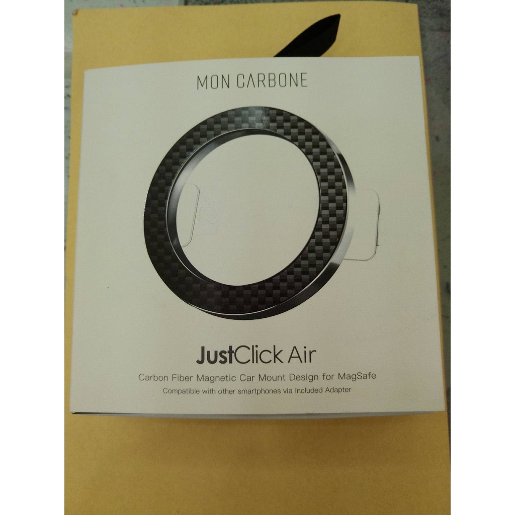 【挑戰3C】JUSTCLICK AIR 磁吸型碳纖維車座