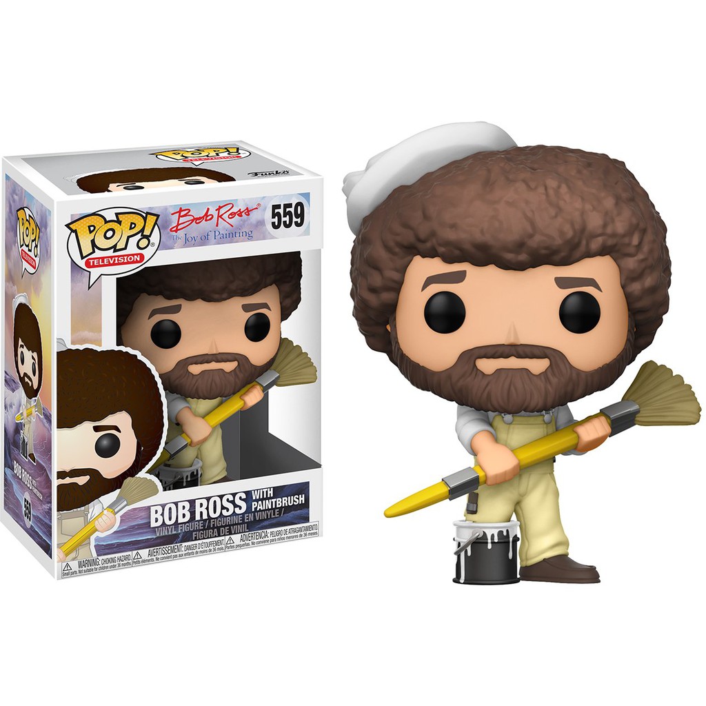 {克拉克玩具} FUNKO POP BOB ROSS Paint Brush 歡樂畫室 鮑伯魯斯 大畫筆