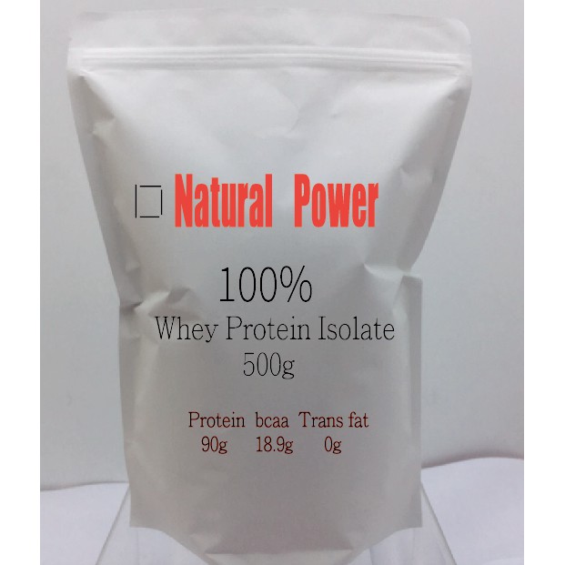 美國進口 NPnatural power分離乳清蛋白500g BCAA6.7克 無添加香料 無代糖