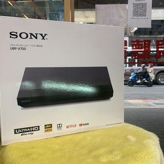 現貨 公司貨保固一年 SONY UBP-X700 4K UHD藍光播放器 Hi-Res Audio高解析音質 視聽影訊