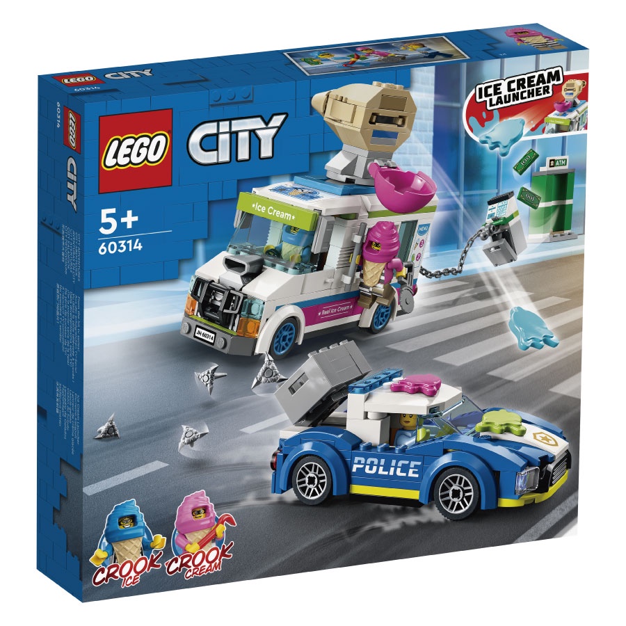 LEGO樂高城市系列 冰淇淋卡車警匪追逐戰 60314 ToysRUs玩具反斗城
