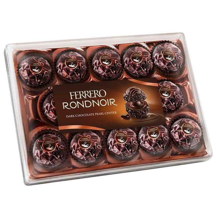 現貨 義大利 朗莎巧克力禮盒 14粒裝（黑金莎）