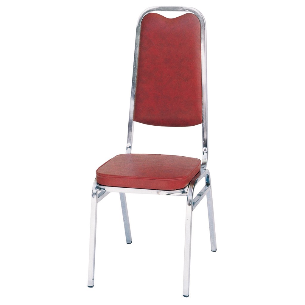 8號店鋪 森寶藝品傢俱企業社  餐廳   餐椅系列  C-23 816-2 1649A 電鍍高背勇士椅(紅