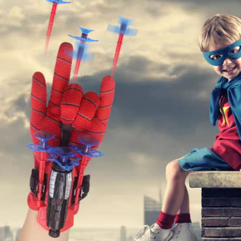 ✨現貨✨新品上市 蜘蛛人吸盤發射手套玩具英雄聯盟