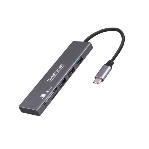 伽利略 Type-C USB3.0 3埠 HUB + SD/Micro SD 讀卡機(HUB49)