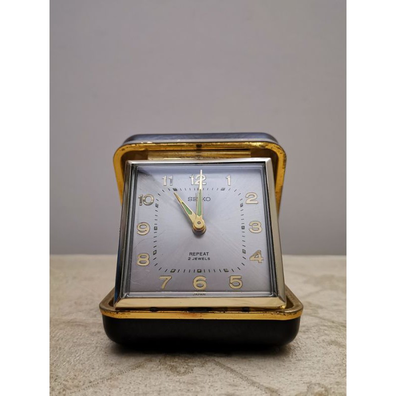 (CHIAO)古董日製SEIKO機械旅行鬧鐘