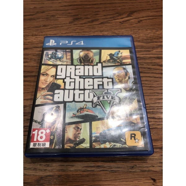 Ps4 俠盜獵車手5 Gta5 中文版二手中古 蝦皮購物