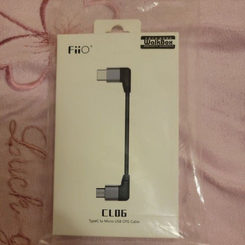 FiiO解碼數位線CL06 TYPE-C轉Micro