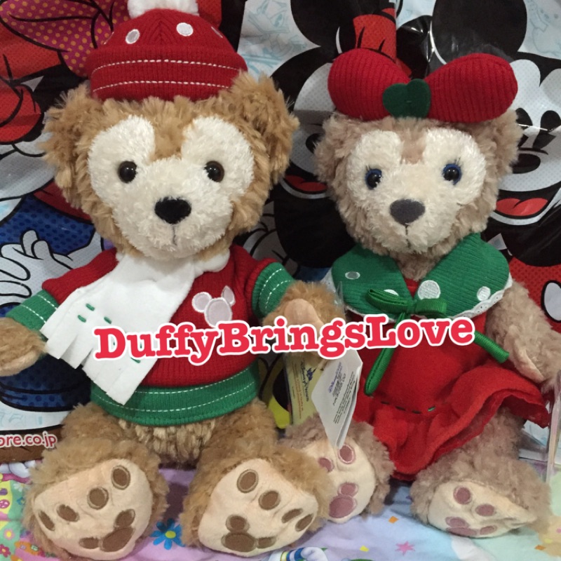 《現貨》香港迪士尼🇭🇰2015聖誕節達菲Duffy雪莉玫Shelliemay S號大小 娃娃