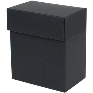 ☆╮Jessice 雜貨小鋪╭☆上掀盒 5入裝 黑卡無印 包裝用品 紙盒 10入/包 約長10寬6.5高11.5cm