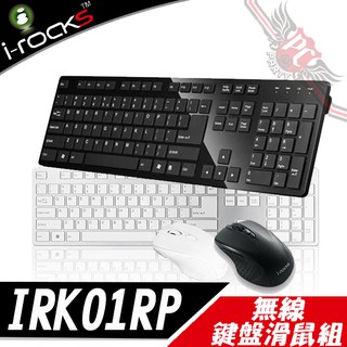 I-Rocks 艾芮克 K01RP 無線 2.4GHz 電競鍵盤滑鼠組 黑色 PC PARTY