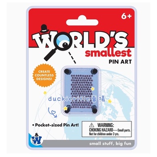 世界上最小 World’s smallest pin art 迷你玩具微縮模型 盒玩