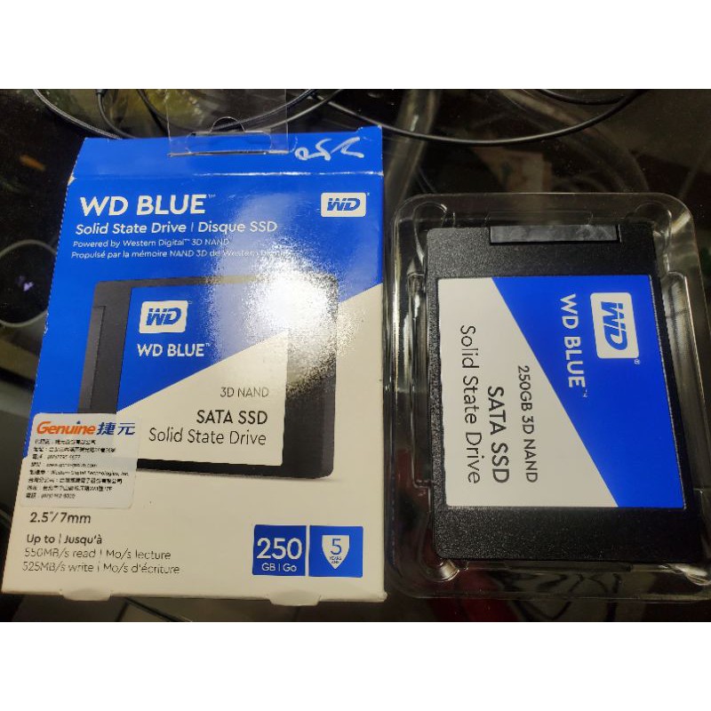 WD SSD 250GB 2.5吋 3D NAND 固態硬碟
