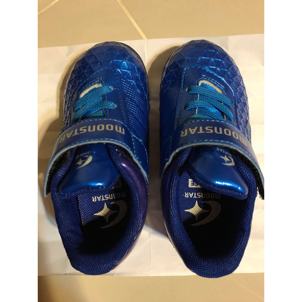 MoonStar 日本月星機能競速童鞋(足球鞋) 藍(SSK7395) 16cm