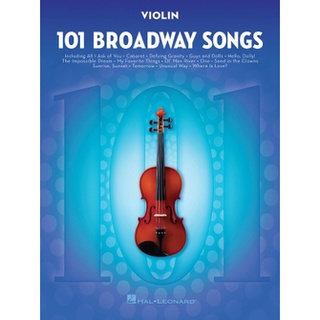 【599免運費】101 Broadway Songs for Violin / HL00154206