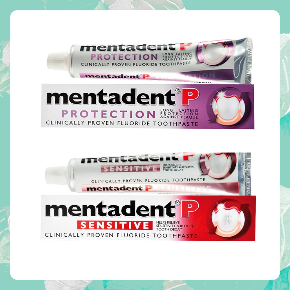 Mentadent P 美達淨牙膏 (原味、草本、微粒、敏感) 100ml 【小阿花商城】