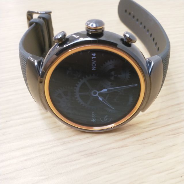 二手Asus ZenWatch3 智慧錶(煙燻黑) ，附操作影片，保固到2017/12附證明