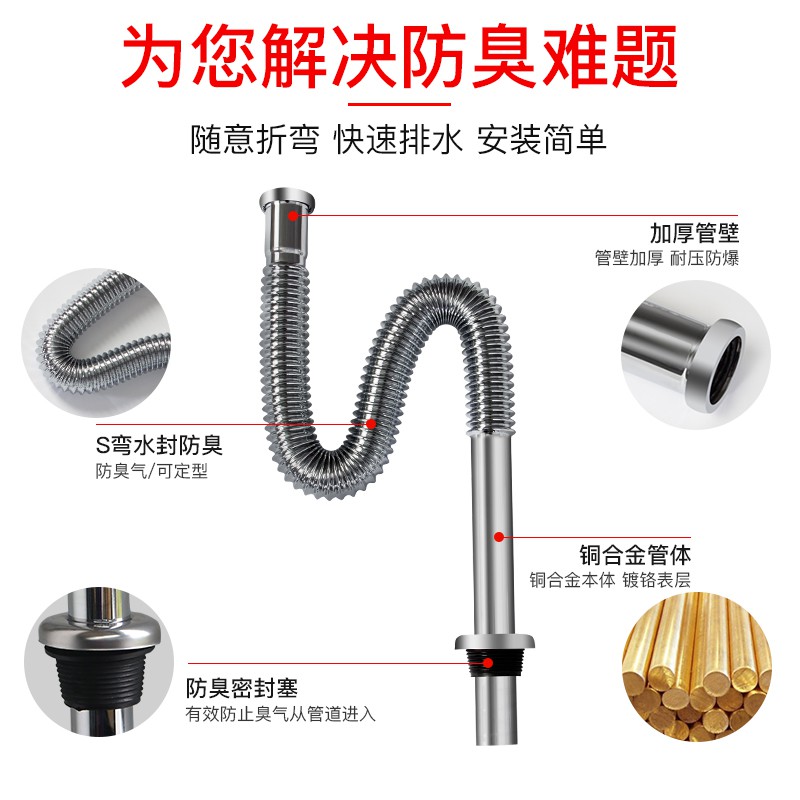 專配toto臺盆下水管洗手盆面盆排水管防臭可調節地排s彎墻排p彎 蝦皮購物