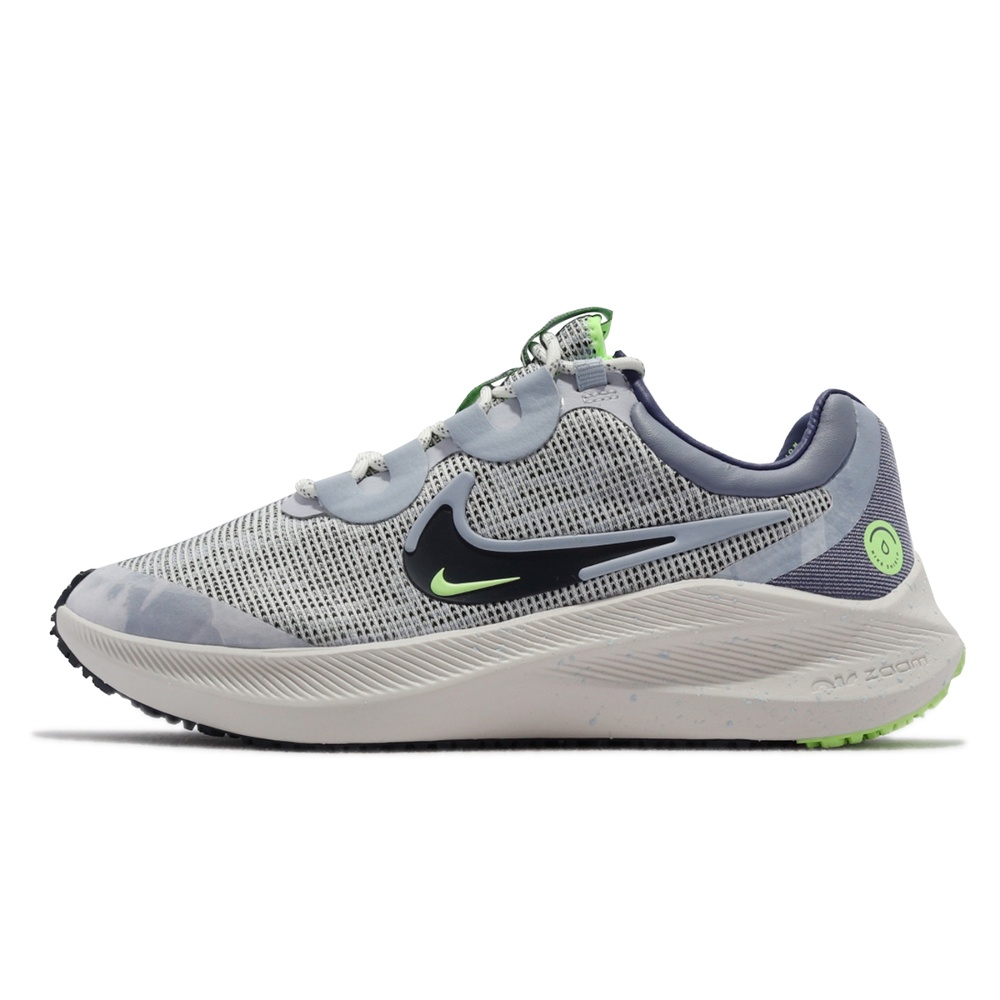 NIKE  ZOOM WINFLO 8 SHIELD 女慢跑鞋 全防水 藍 KAORACER DO2342144