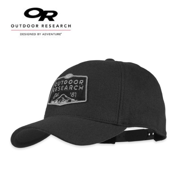 Outdoor Research 美國 BOWSER CAP 透氣保暖羊毛 棒球帽 黑/243532CA/悠遊山水