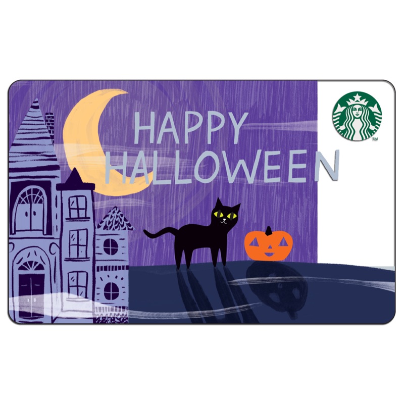 新加坡🇸🇬星巴克Halloween萬聖節隨行卡 Starbucks