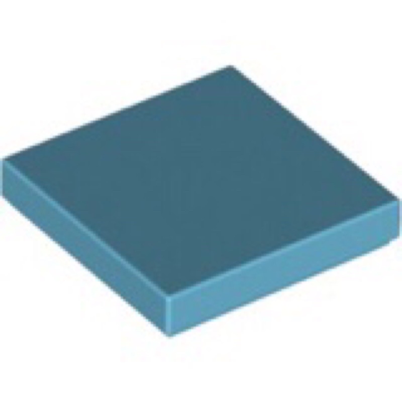 《安納金小站》 樂高 LEGO 中間天空藍色 2x2 平滑磚 平滑平板 平滑薄板 全新 零件 3068