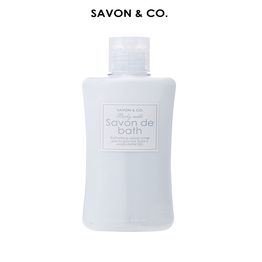 SAVON &amp; CO. 水色鈴蘭 潤澤香體乳180ml