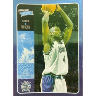 UPPER DECK ULTIMATE VICTORY CHRIS WEBBER