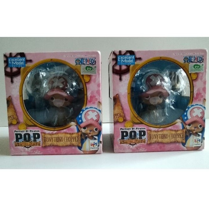 海賊王 One Piece POP 日版 喬巴 兩年後(銀證)，金證 初版 海賊王 POP 喬巴 粉色豹紋