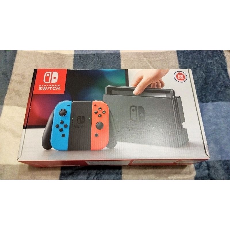 Nintendo Switch 遊戲主機 電光紅藍色 一代