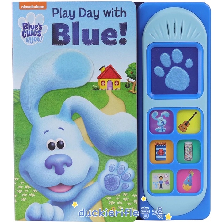 預購 Blue’s Clues 有聲書 幼兒美語卡通 英文學習 藍藍 藍色斑點狗 喬許 Nick Jr