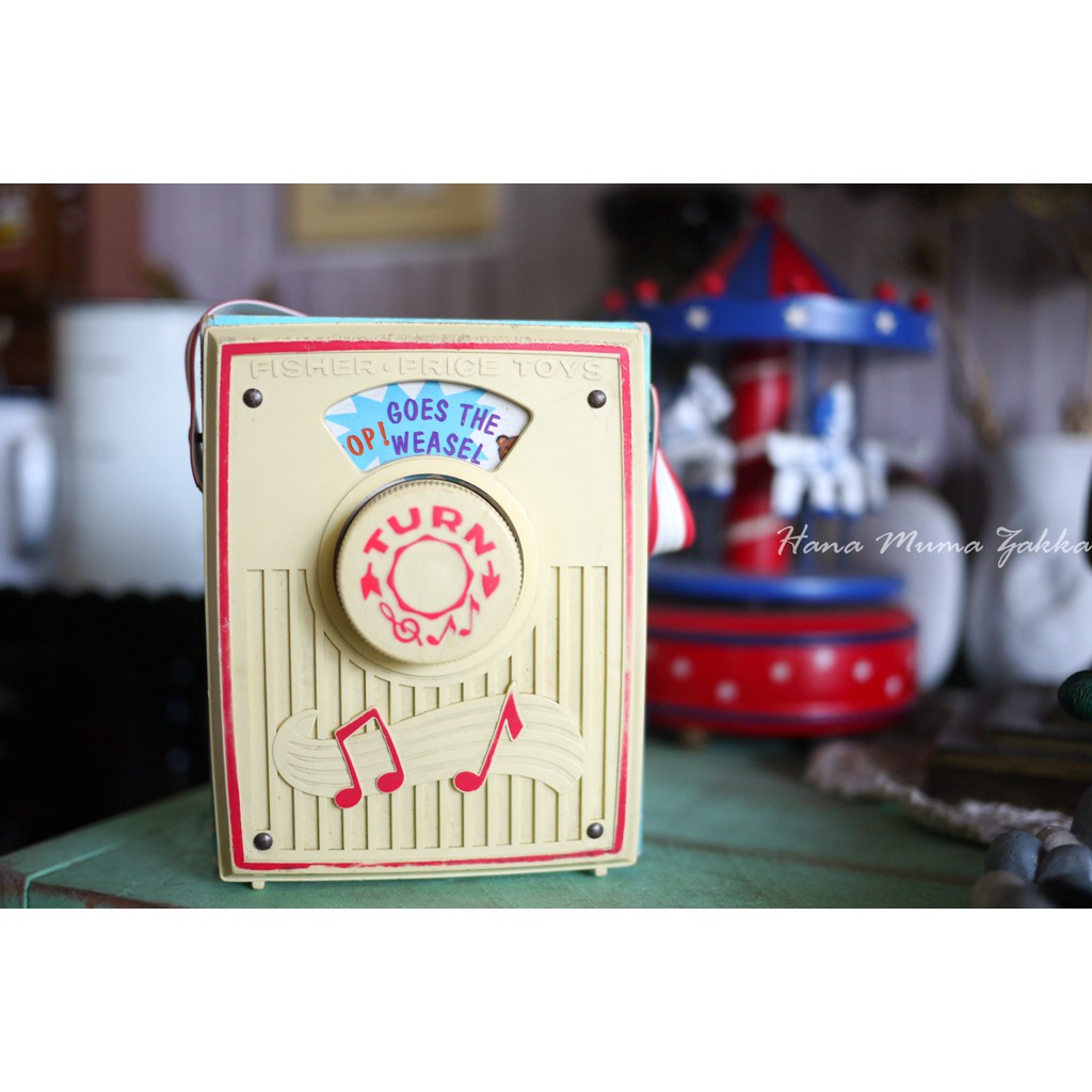 老件 音樂盒 收音機造型 童玩 可愛 美國 收藏 古董 老東西 老物 音樂鈴 裝飾 兒童 玩具 復古 懷舊 裝飾 櫥窗