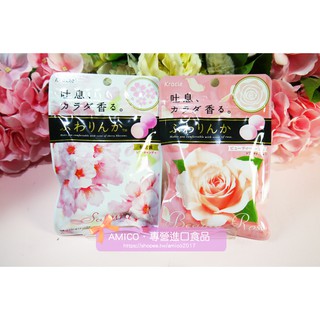 【AMICO】日本Kracie櫻花風味軟糖/玫瑰軟糖