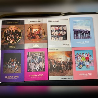 WANNA ONE 歷屆專輯 （TO BE ONE、NOTHING WITHOUT YO、I PROMISE YOU)
