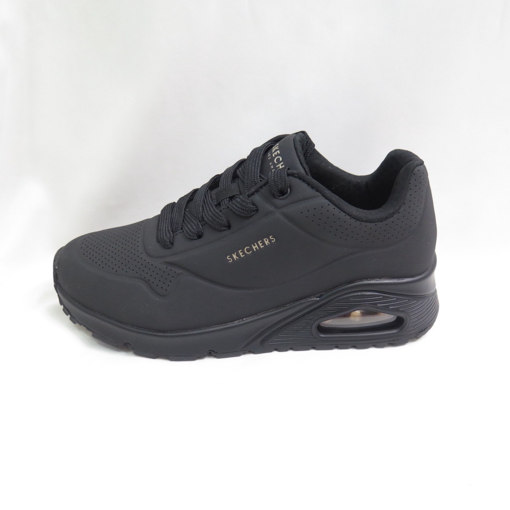 Skechers STAND ON AIR 女款 運動休閒鞋 73690WBBK 全黑【iSport商城】