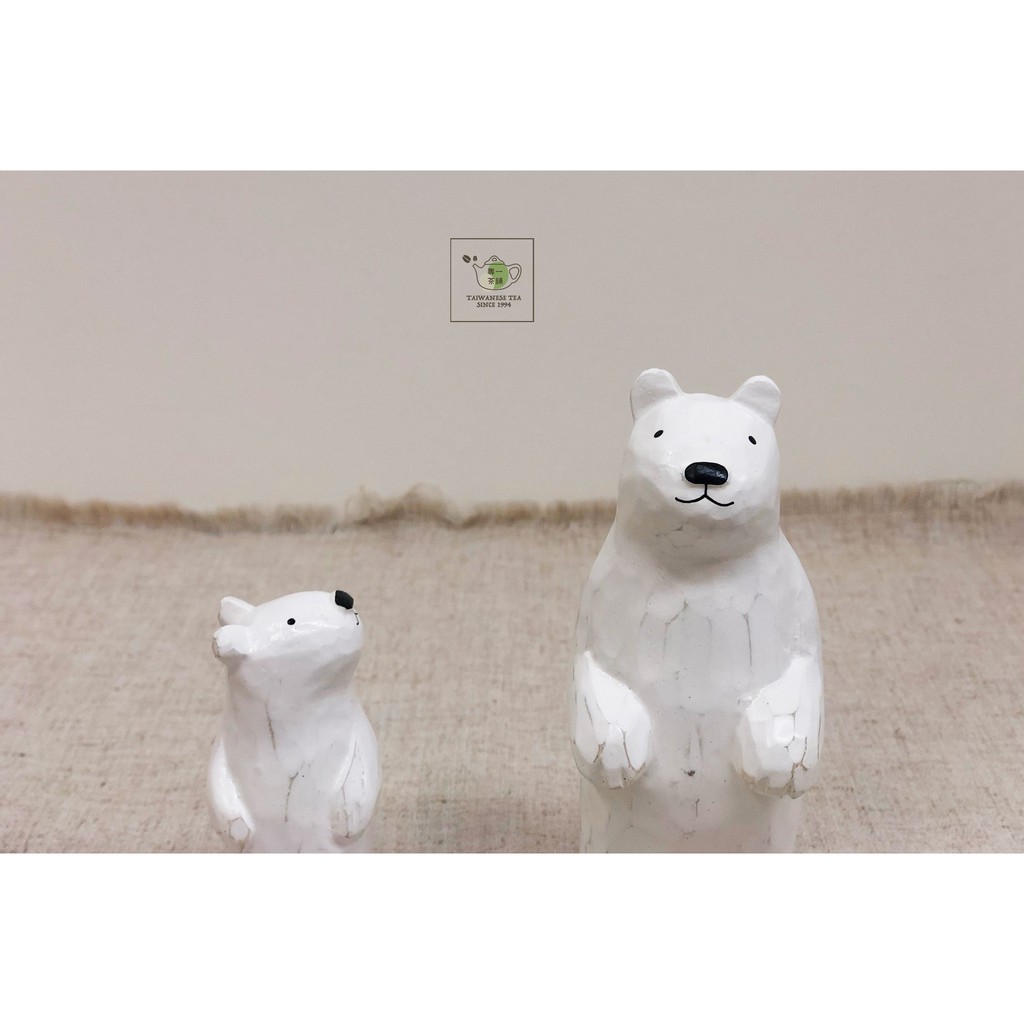 T-lab. 日本手工動物木雕 北極熊系列