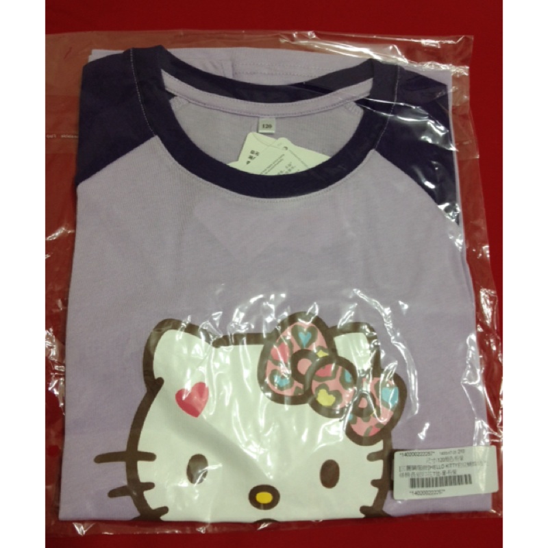 全新三麗鷗hello kitty 女童短袖T恤120公分