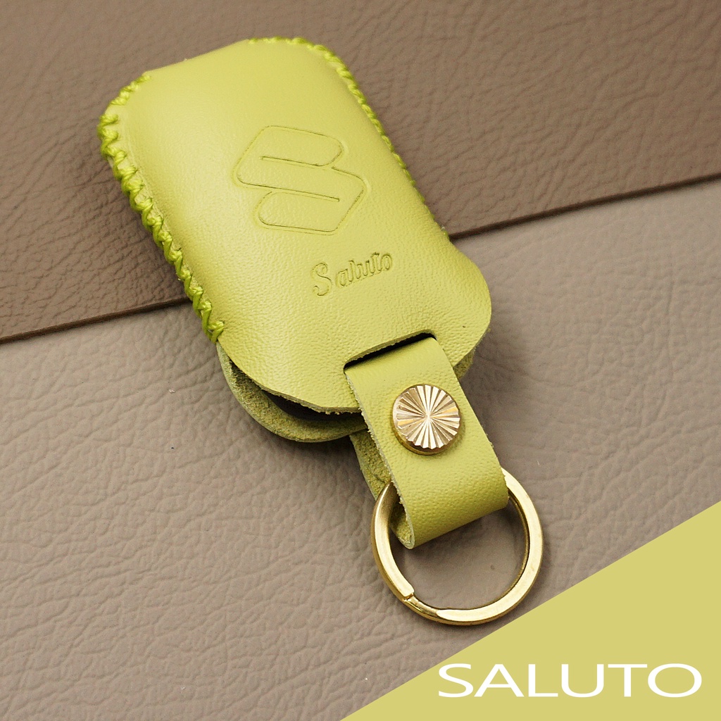 【2M2】SUZUKI SALUTO 125 台鈴電動機車 鑰匙套 鑰匙圈 鑰匙包 皮套 感應鑰匙皮套 手工烙印款